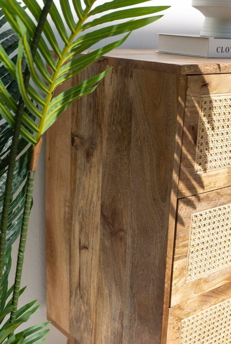 Inger Rattan Drawers Dresser Buffets & Sideboards Homekode