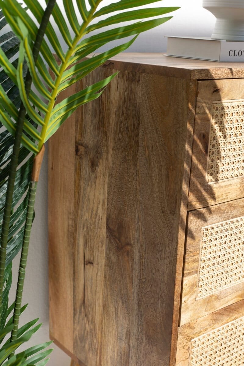Inger Rattan Drawers Dresser Buffets & Sideboards Homekode