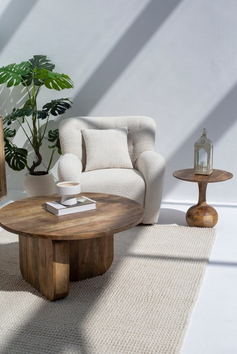 Ivory Weave - Natural White Woven Rug (5 Sizes) WOVEN RUG