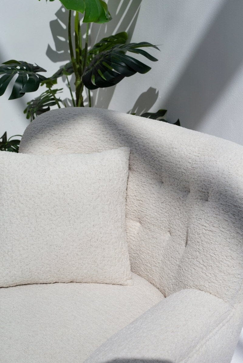 Sicily Boucle Sofa Chair with Arms Homekode