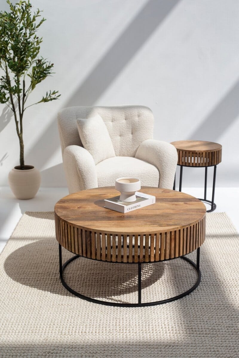 Sicily Boucle Sofa Chair with Arms Homekode