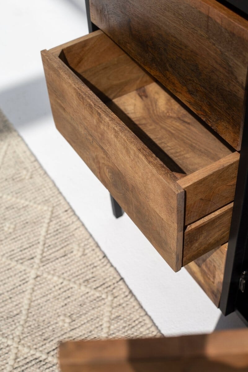 Industrial 3 Drawers & 1 Doors Sideboard