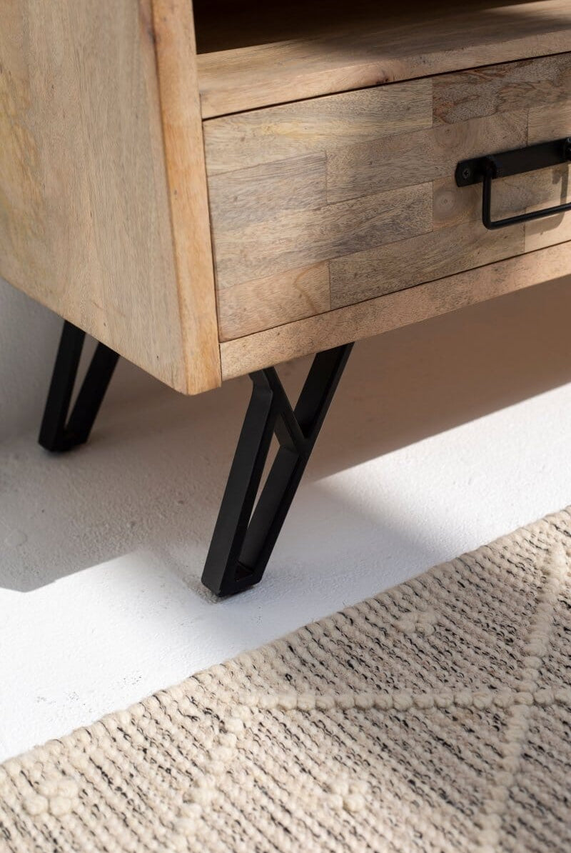 Ryla 3-Drawer Wooden TV Unit