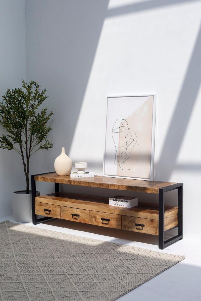 Octavia Industrial Design Media Console