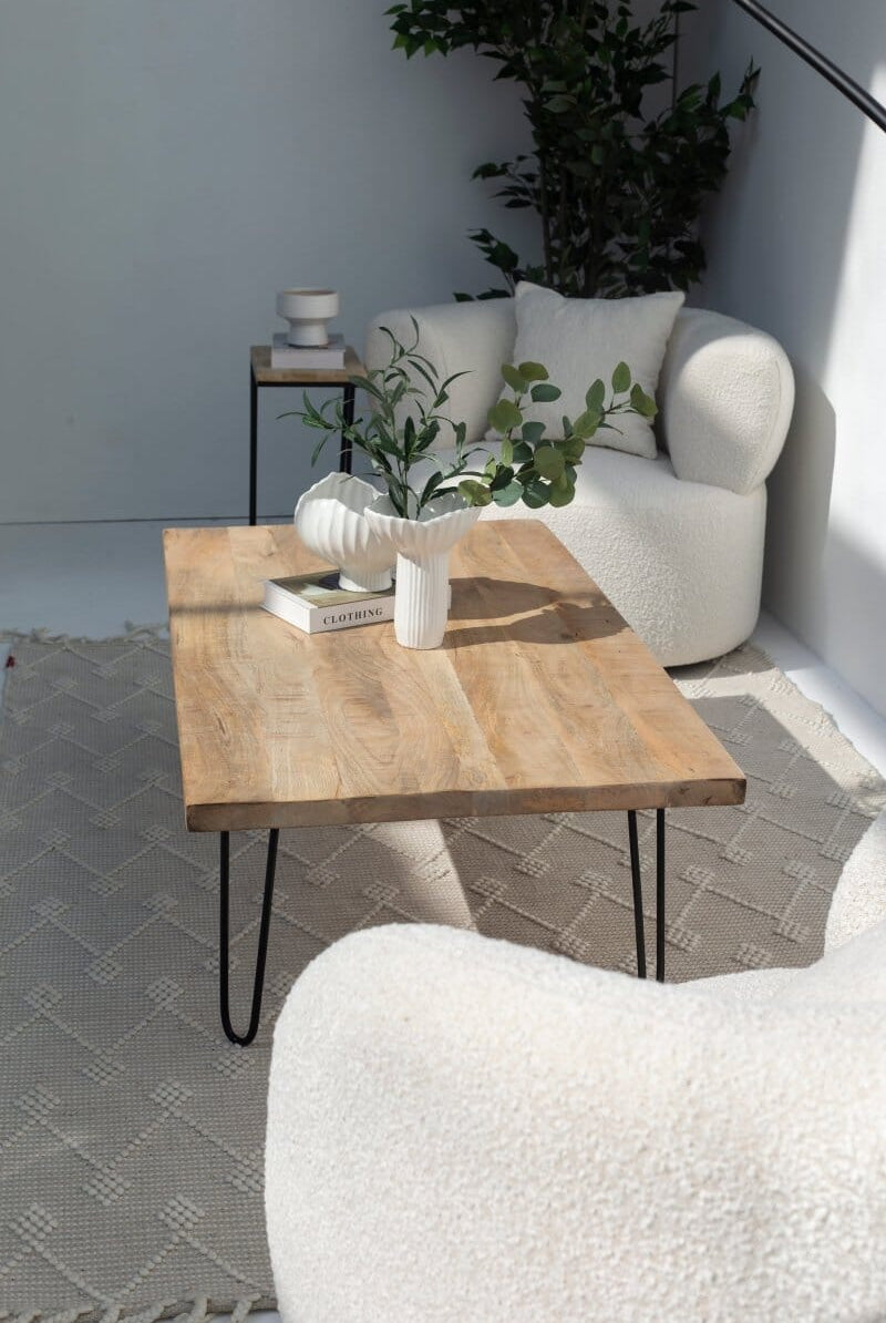 Mango Wood Coffee Table (3 Sizes) Coffee Tables