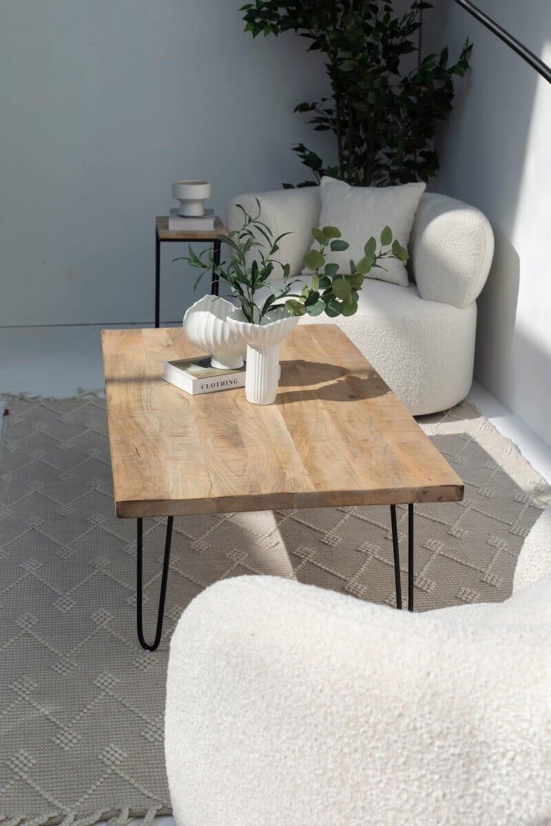 Mango Wood Coffee Table (3 Sizes) Coffee Tables