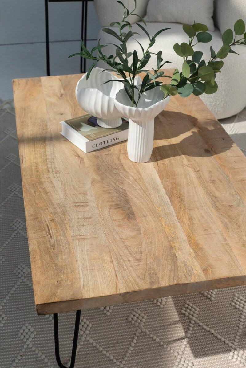 Mango Wood Coffee Table (3 Sizes) Coffee Tables