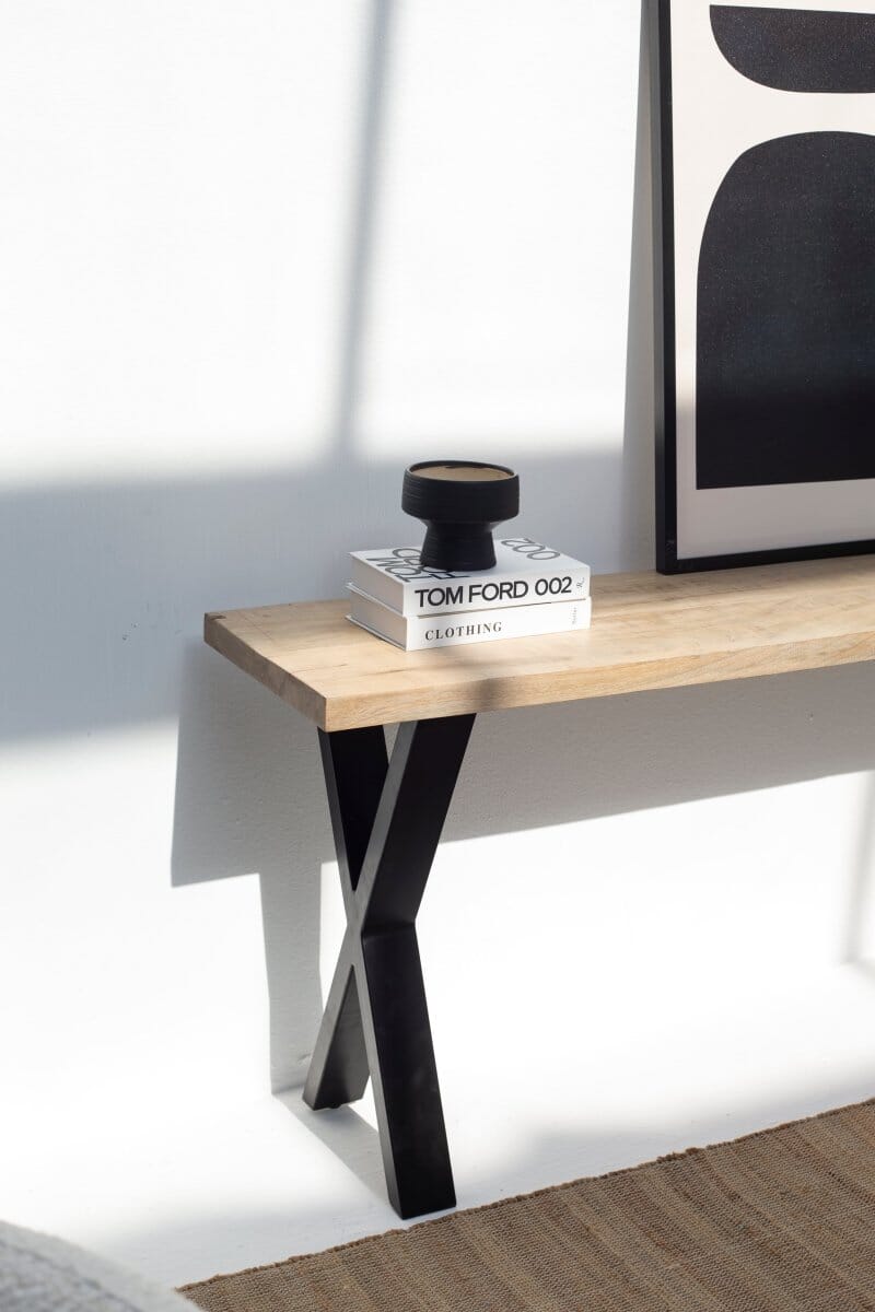 Mango Wood Console Table (Multiple Sizes & Leg Options Inside)