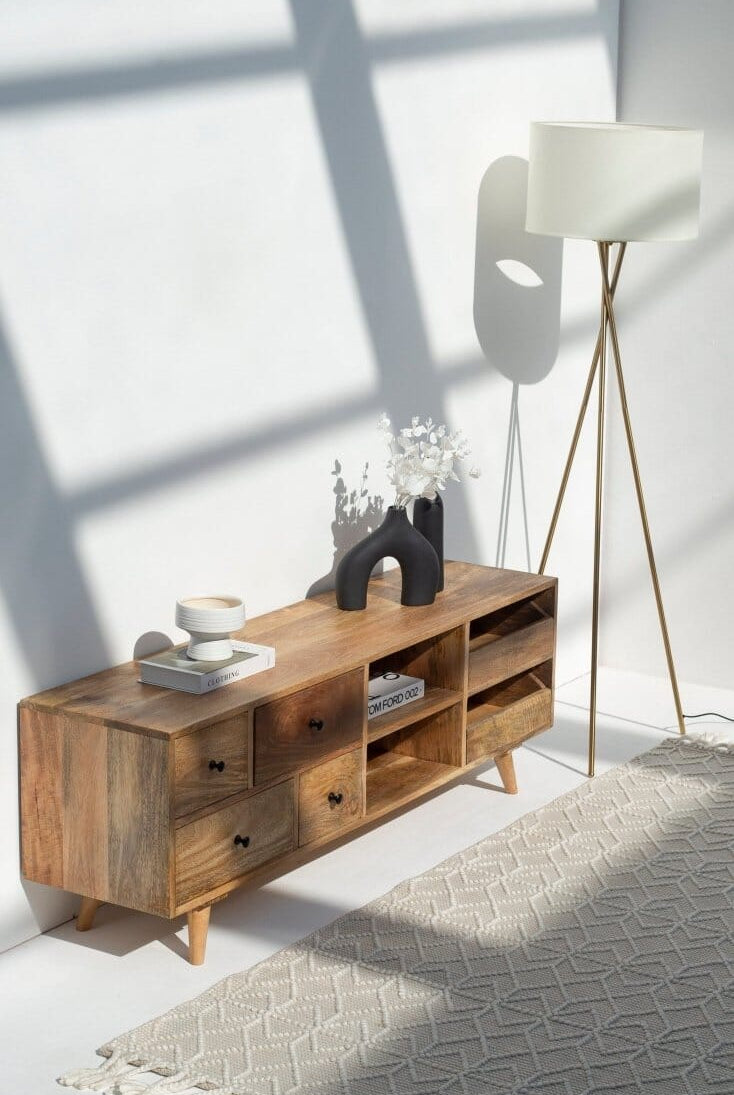 Gia Wooden Media Unit