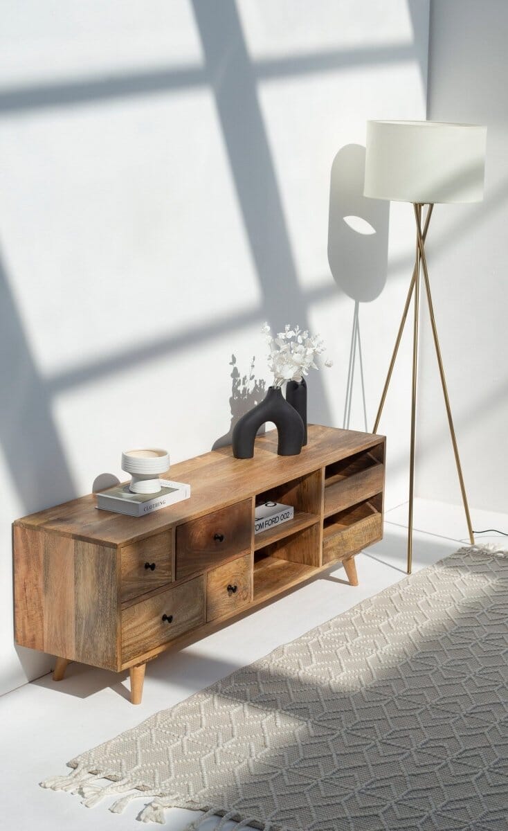 Gia Wooden Media Unit