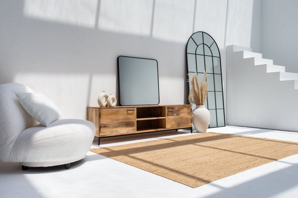 Wooden 2 Doors TV Console Homekode