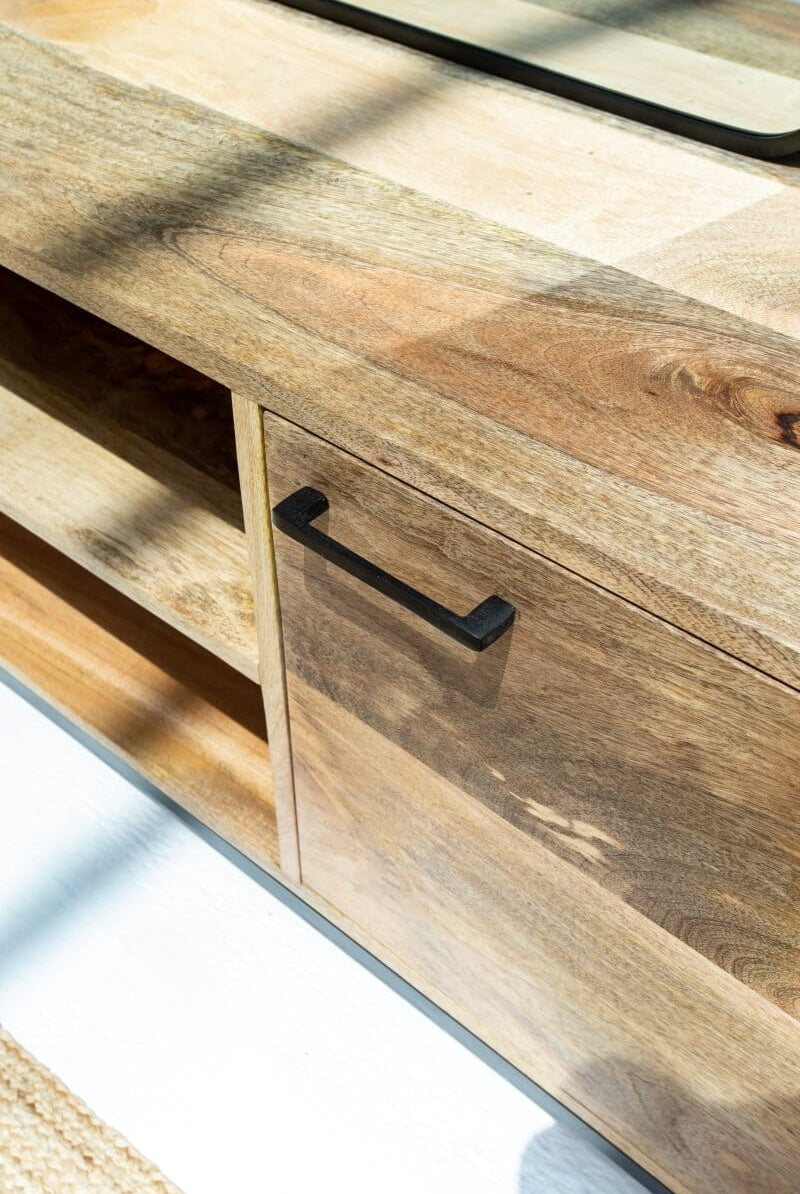 Wooden 2 Doors TV Console Homekode