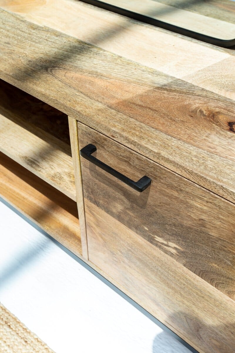 Wooden 2 Doors TV Console Homekode