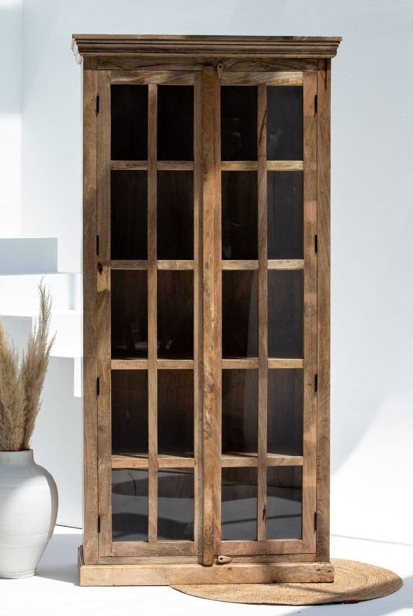 Glass & Wood Cabinet Homekode