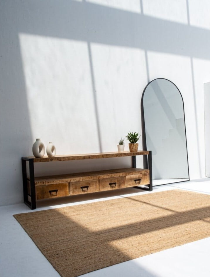 Kailani Industrial Wooden Media Unit