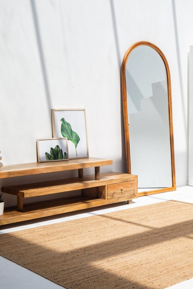 Bamboo Arch Full Length Mirror (180x80 CM) Mirrors Homekode