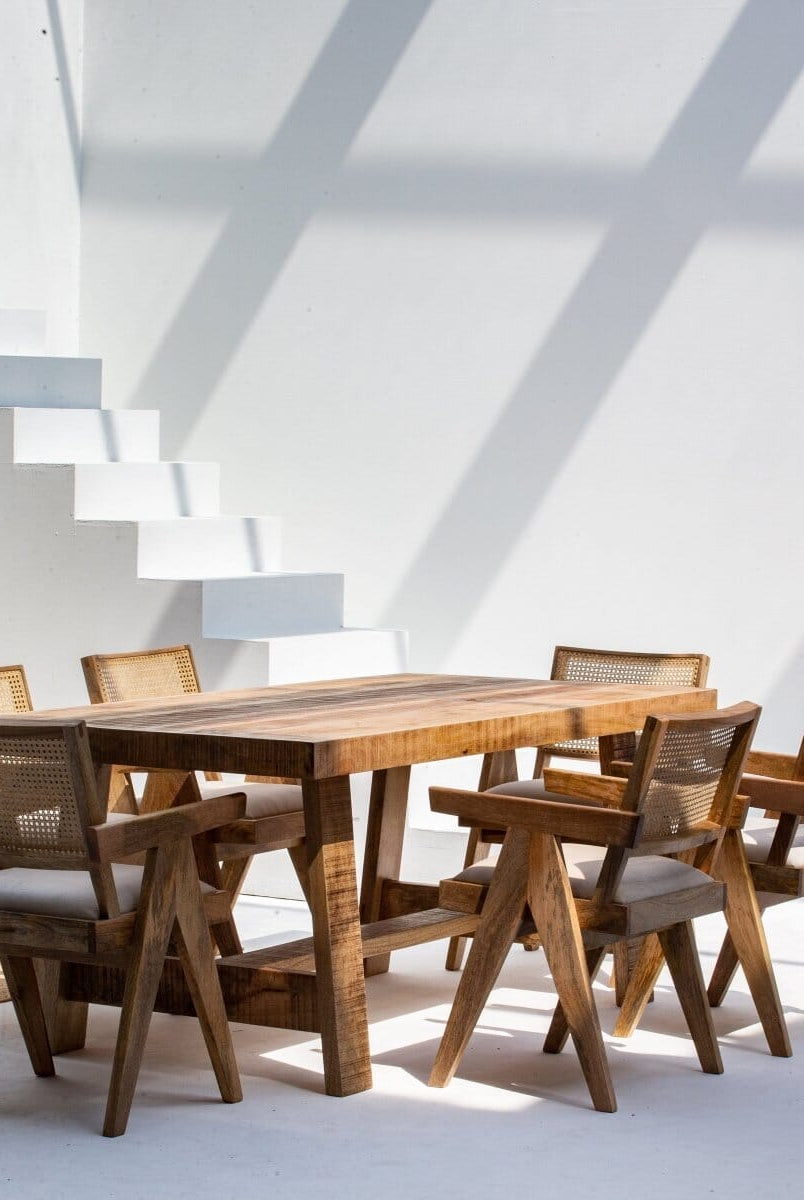 Mango Wood Dining Table Homekode