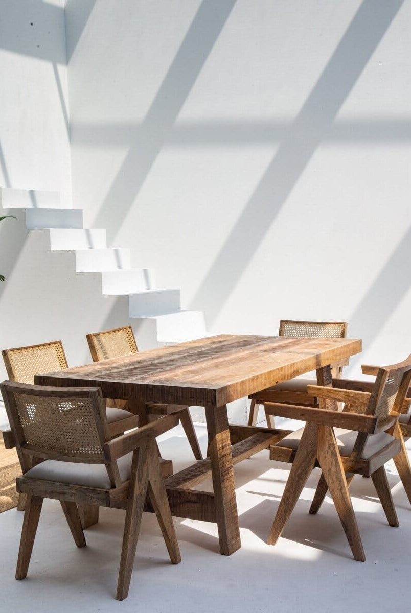 Mango Wood Dining Table Homekode