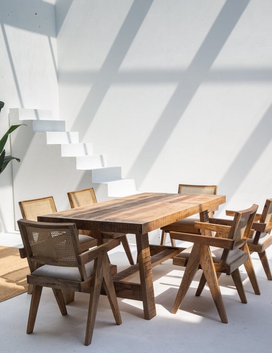 Mango Wood Dining Table Homekode