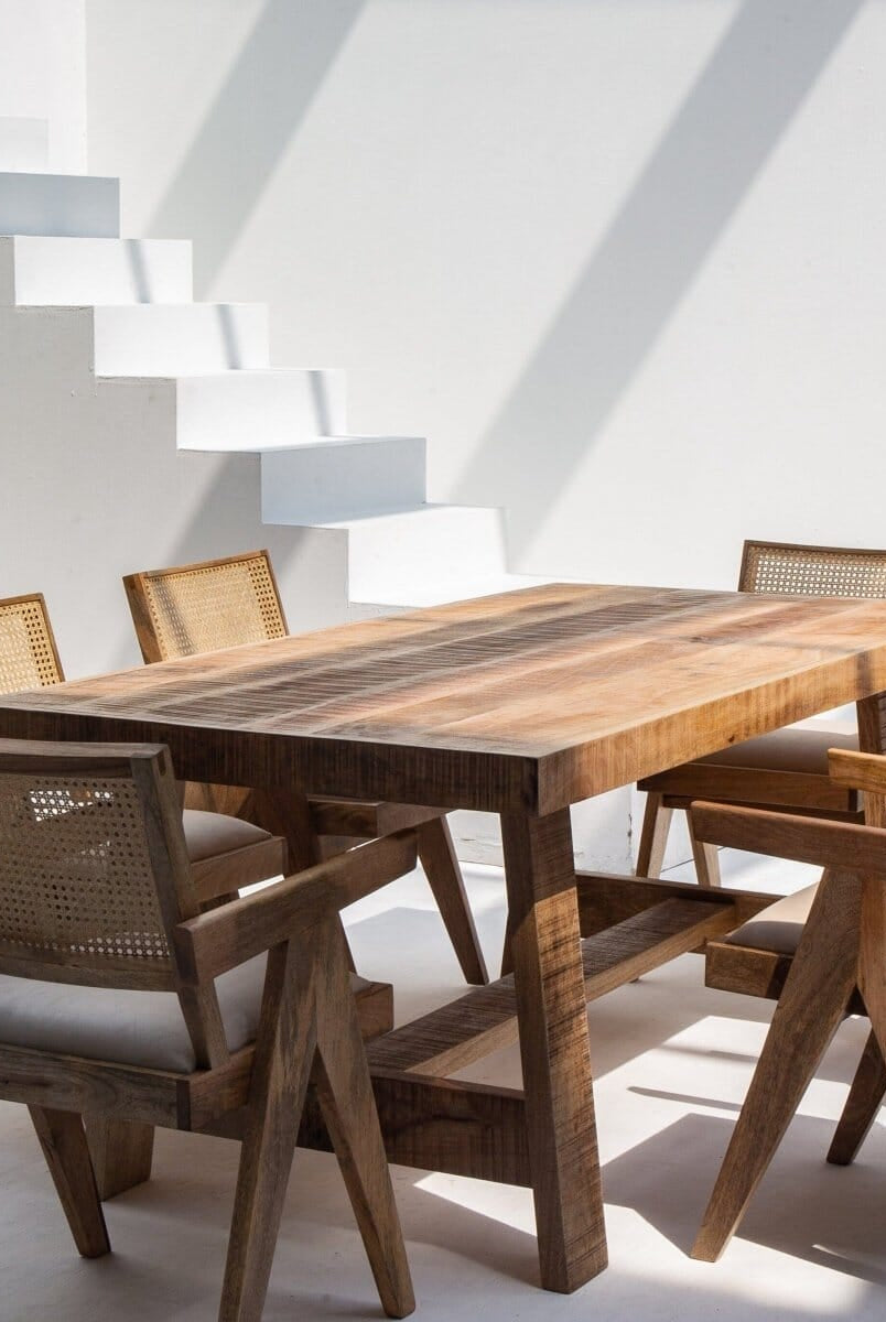 Mango Wood Dining Table Homekode