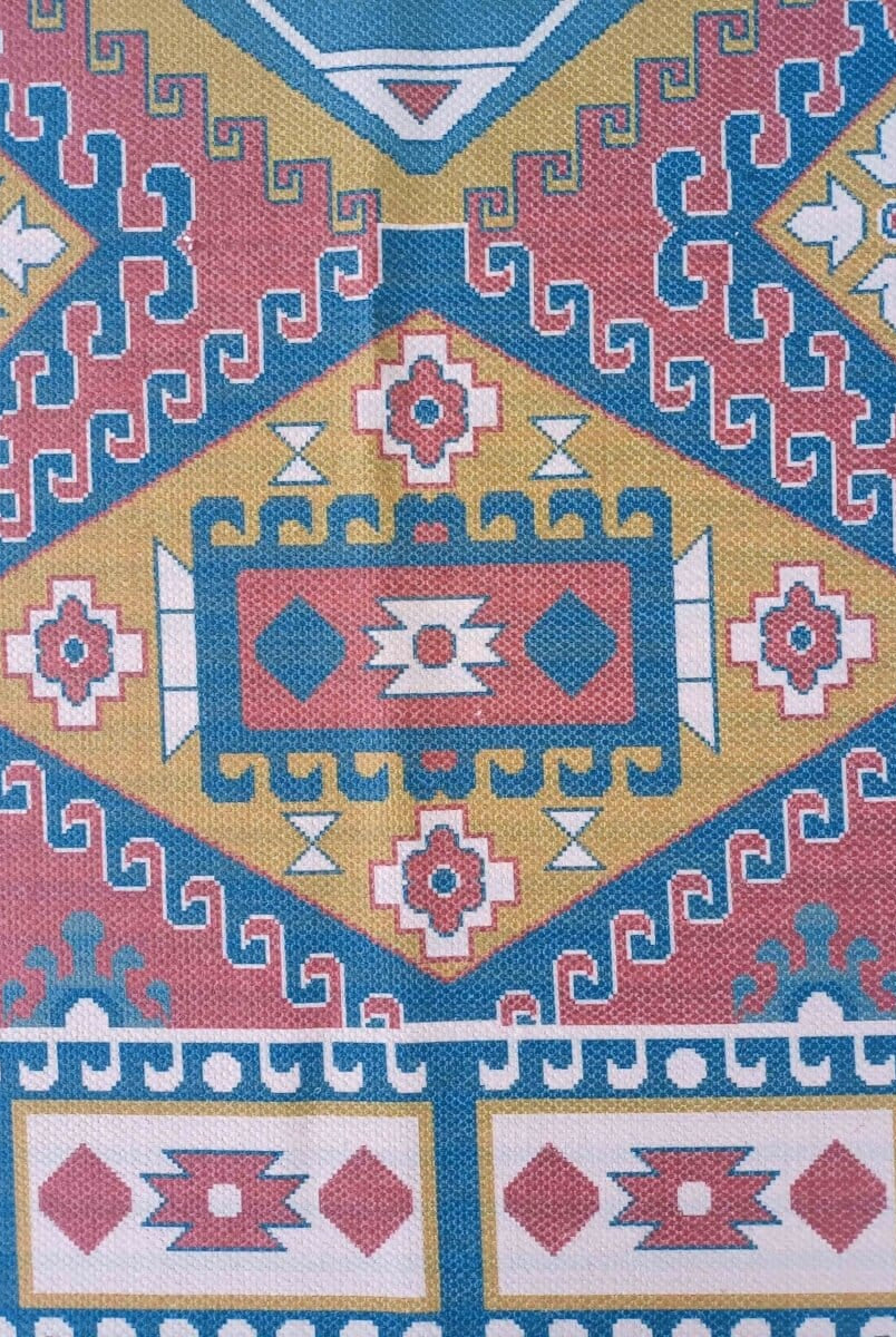 Arabesque Mosaic Digital Printed Rug (60x90 CM)