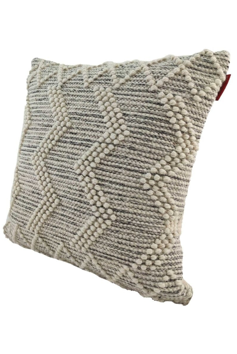 Zigzag Beige Cushion With Filler (2 Sizes)