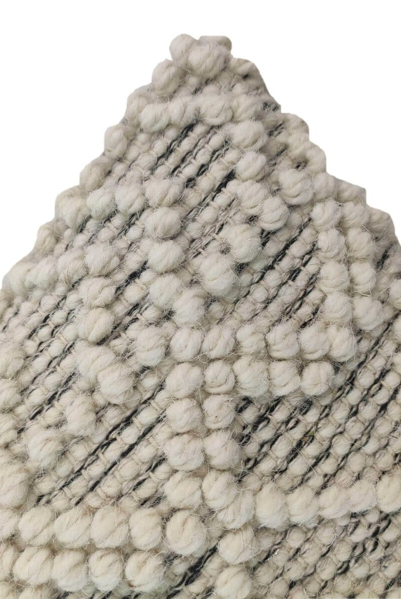 Lozenge Wool & Cotton Cushion With Filler (2 Sizes)