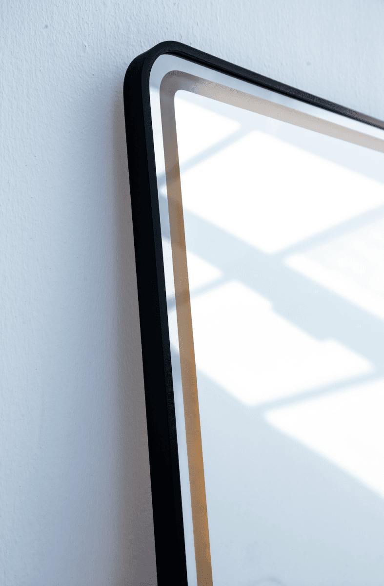 Kayla Black LED Rectangle Mirror with Rounded Corners (9 Sizes) Mirrors