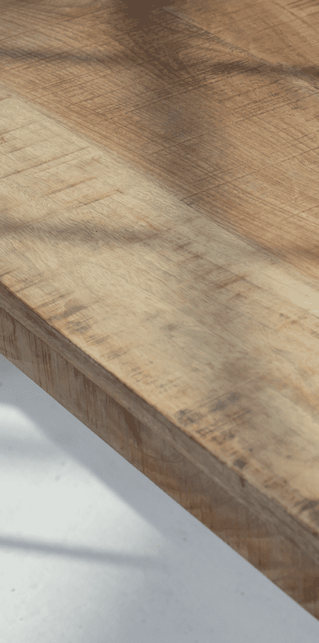 Mango Wood Industrial Design Bench (4 Sizes)