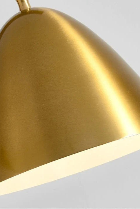 Gold arched Floor Lamp With Side table Homekode