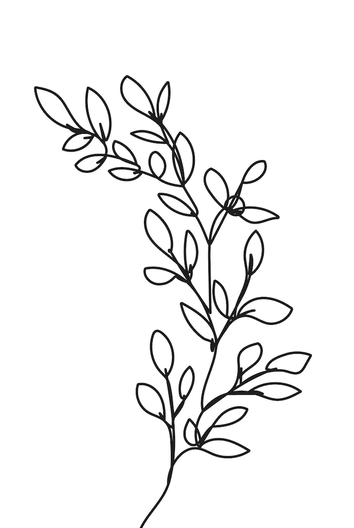 Midnight Botanical Symphony Wall