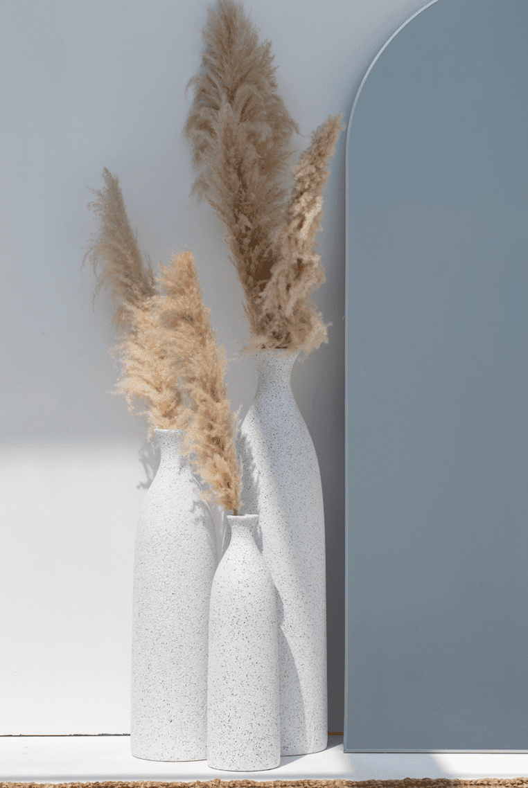 Alba Decorative White Vase (4 Sizes)