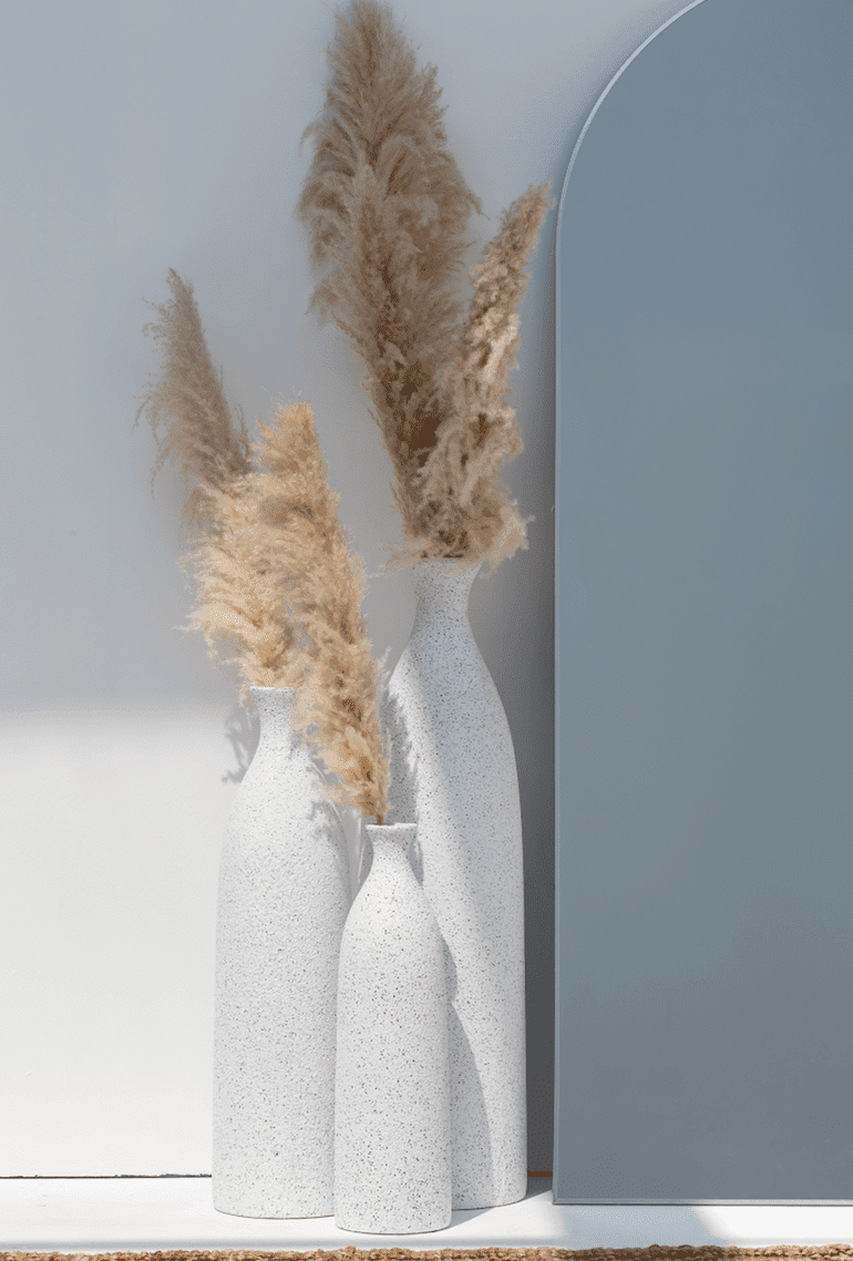 Alba Decorative White Vase (4 Sizes)