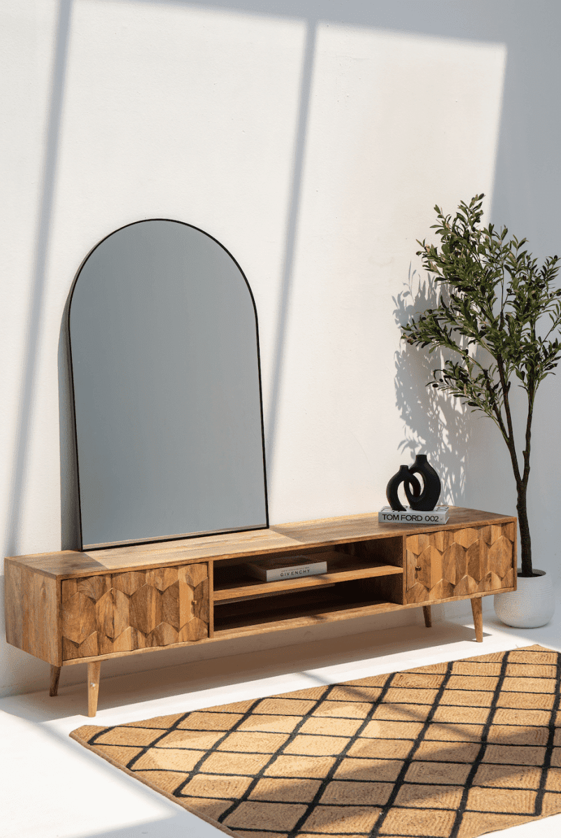 Nova Wooden Two Door Media Unit (2 Sizes)