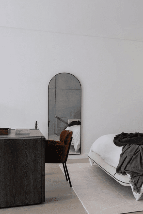 Full Length Arched Black Wall Mirror (7 Sizes) Mirrors Homekode