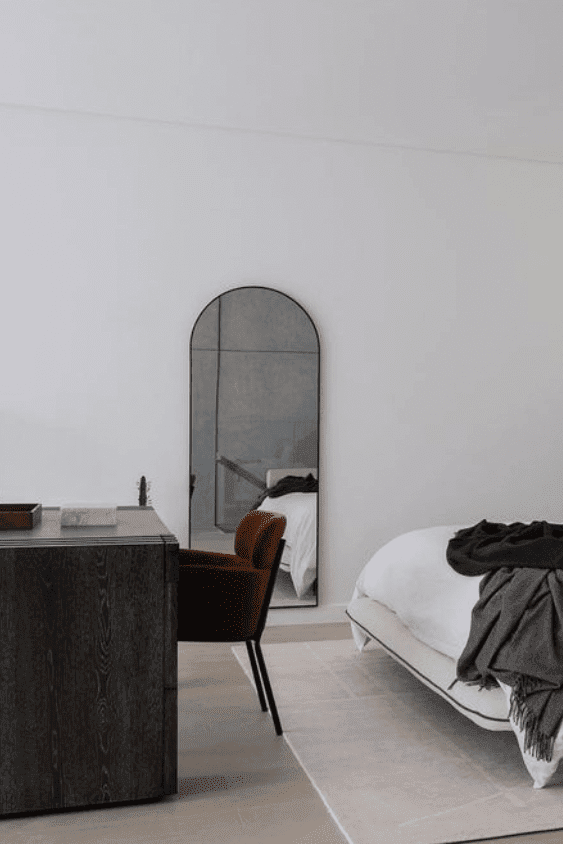 Full Length Arched Black Wall Mirror (7 Sizes) Mirrors Homekode