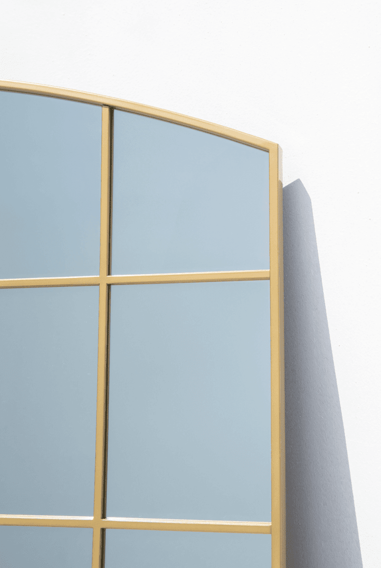 Raven Gold Window Gold Console Mirror (120x80 CM) Homekode