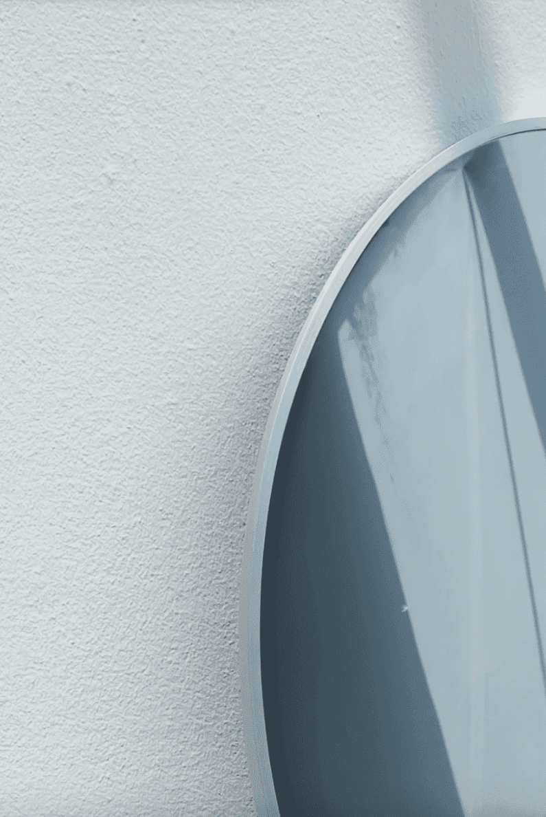 Silver Oval Vanity & Hallway Wall Mirror (90x60 CM) Mirrors Homekode