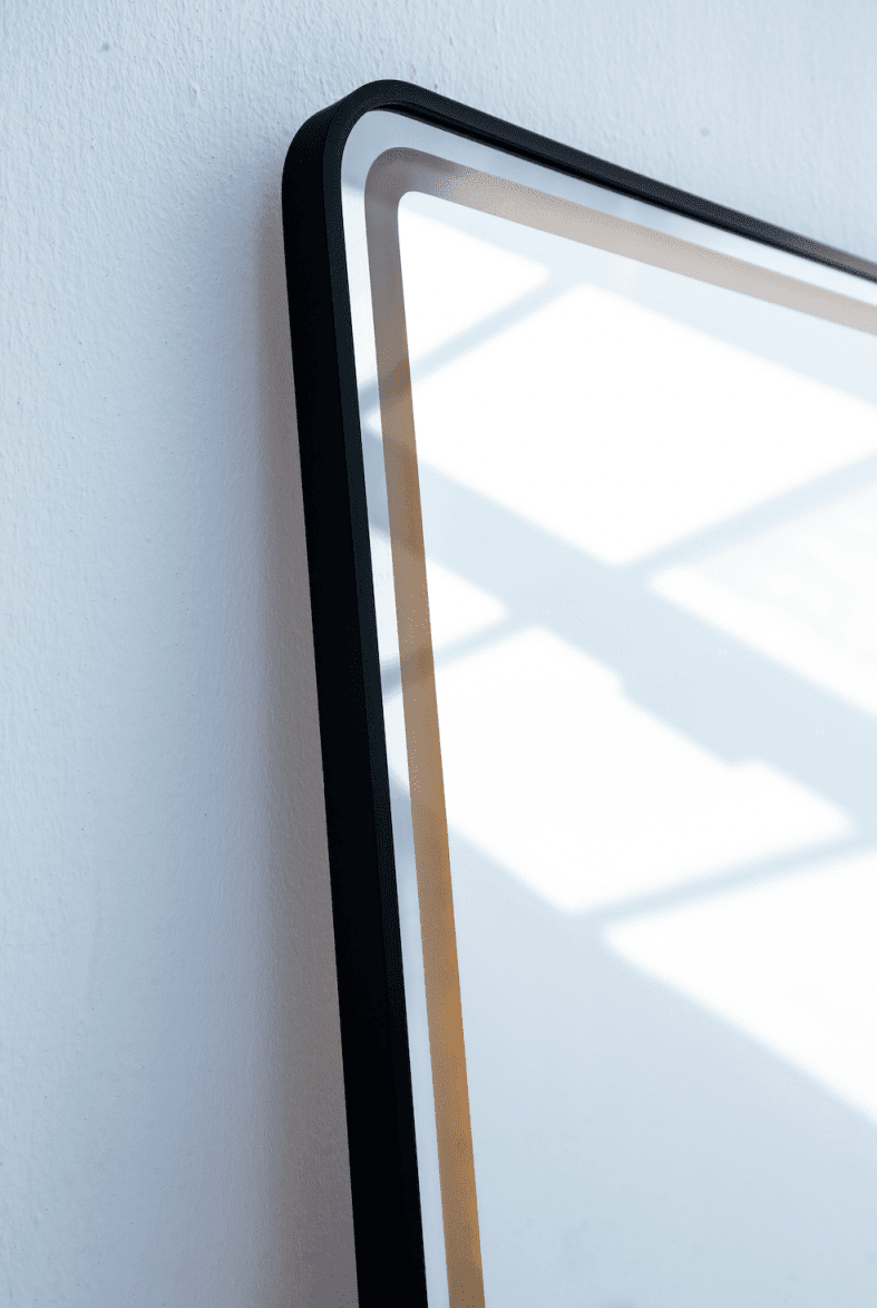 Kayla Black LED Rectangle Mirror with Rounded Corners (9 Sizes) Mirrors Homekode