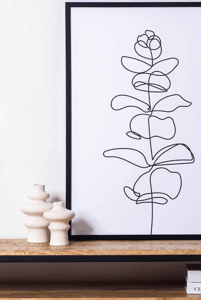 Ceramic Layered Waves Vase (2 Sizes)