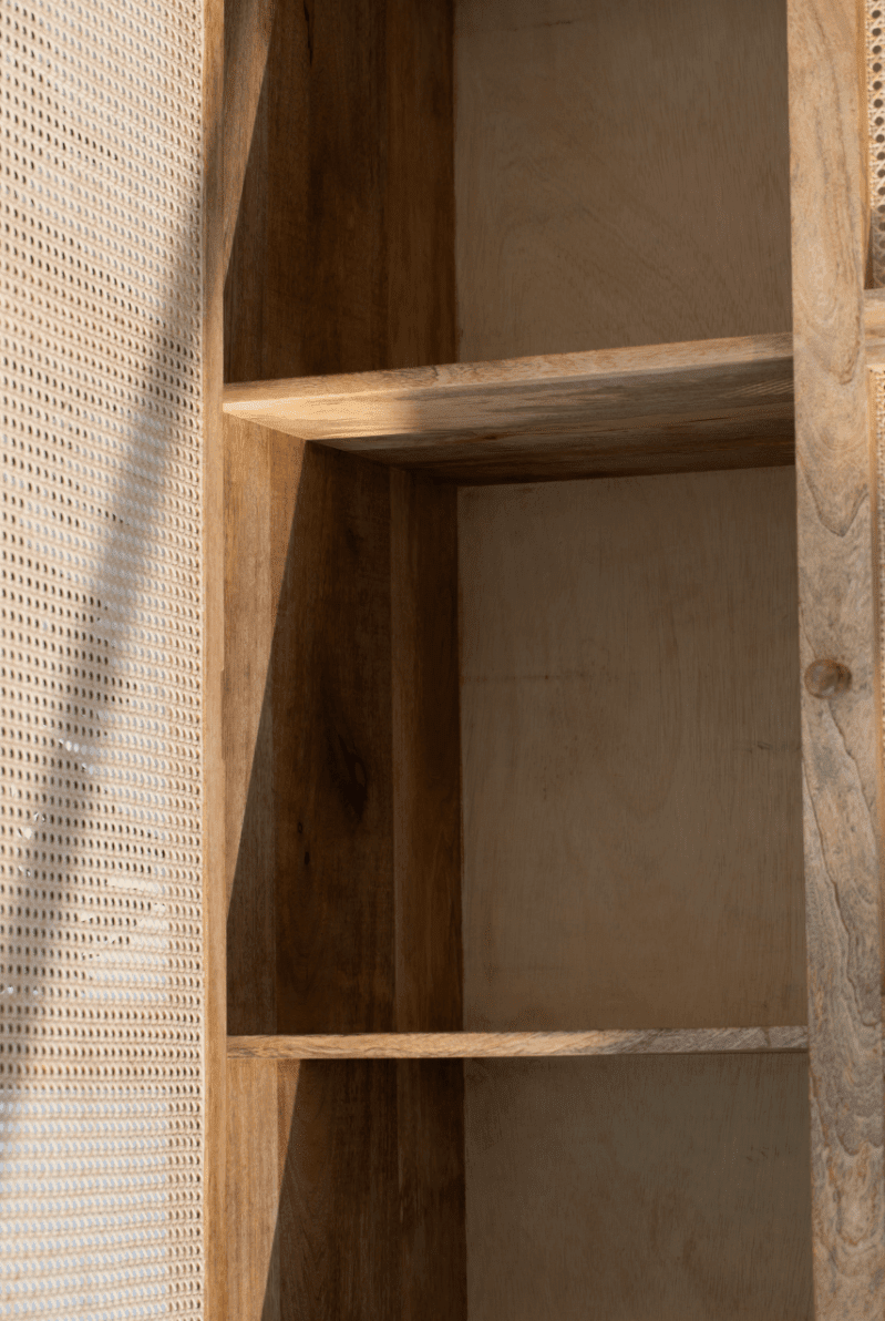 Selena Rattan Doors Cabinet Homekode