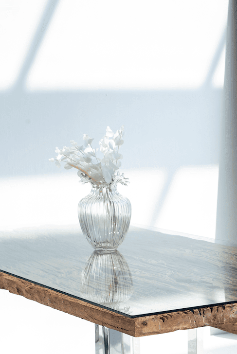 Transparent Wave Glass Vase (3 Sizes)