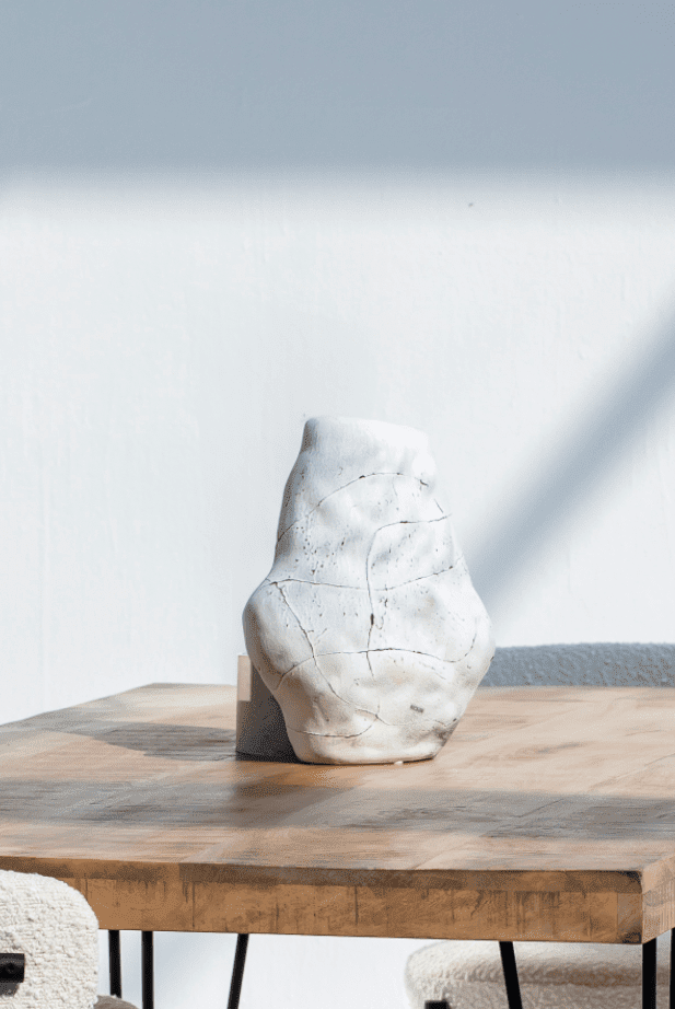 Asymmetric Earthly Ceramic Vase (2 Sizes)