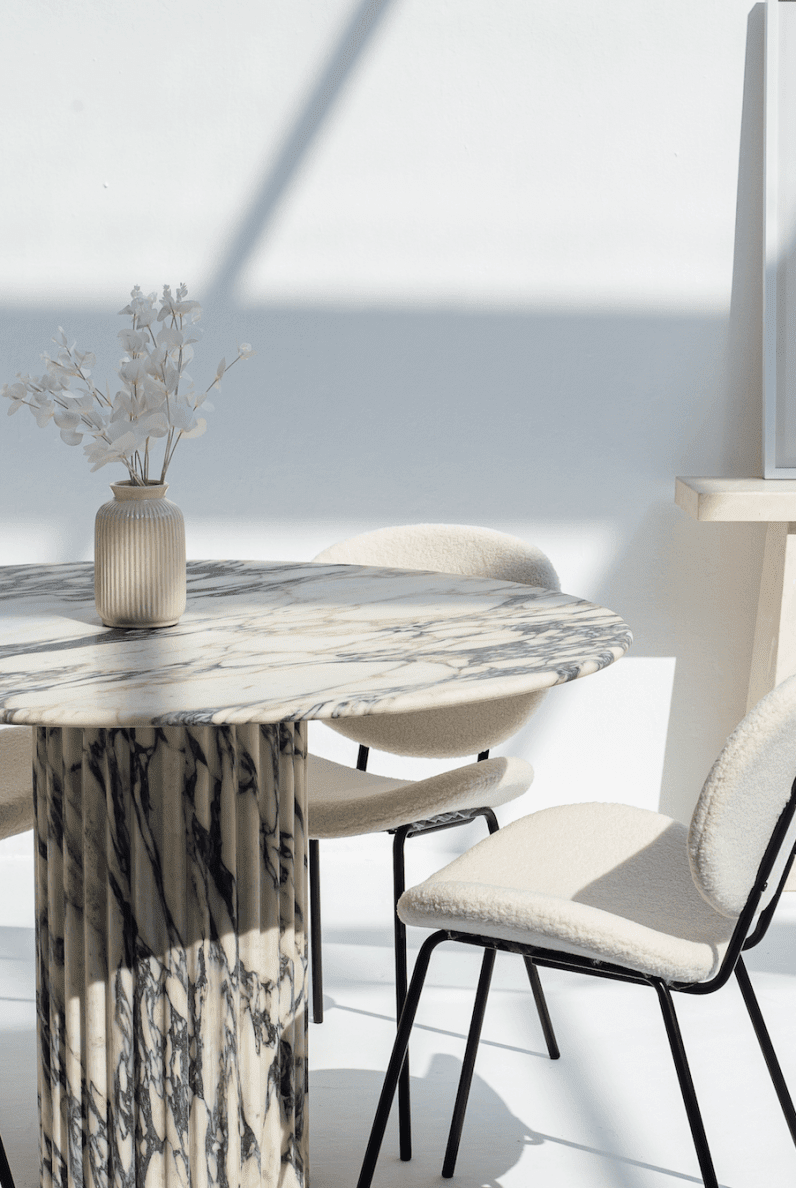 Creamy Round Ceramic Vase (2 Sizes)