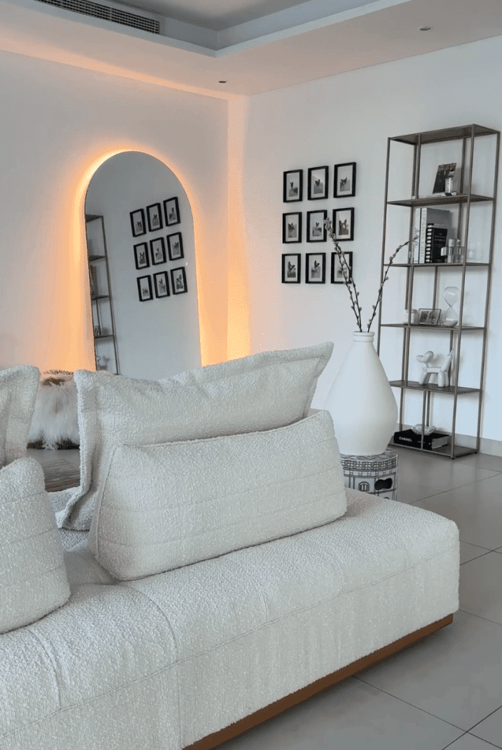 XL Sylvia Backlit Frless Arch Mirror (3 Sizes) Mirrors Homekode