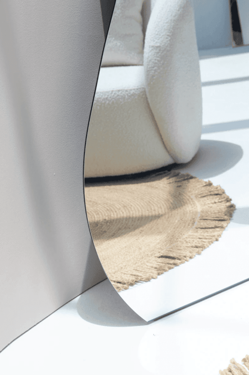 Elle Frless Irregular Mirror with LED (200x100CM) Mirrors Homekode