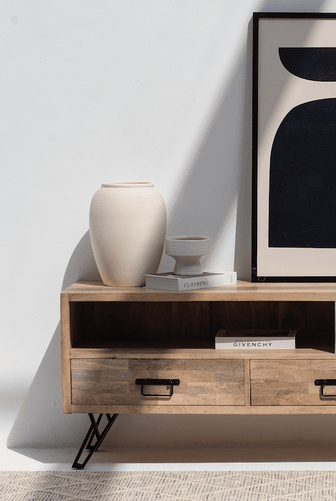 Oval Off White Ceramic Vase (3 Sizes) Homekode