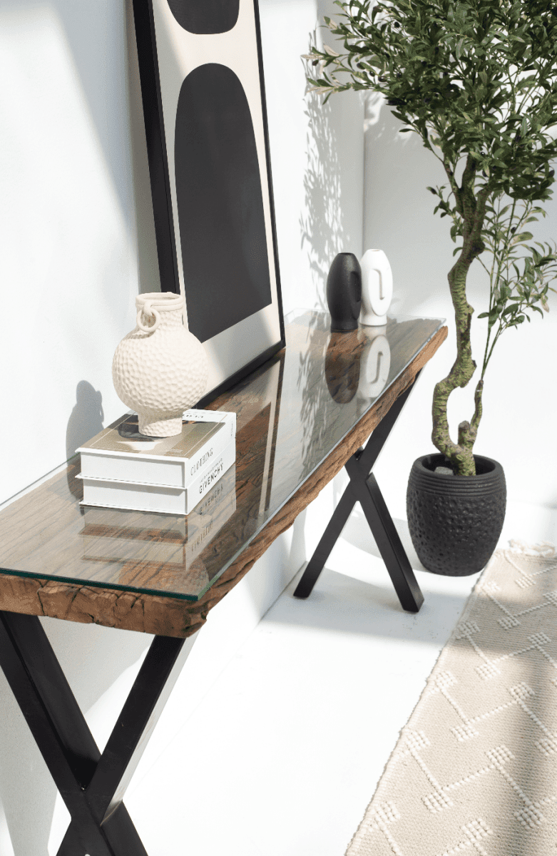 Creamy Jar Ring Ear Vase (2 Sizes)