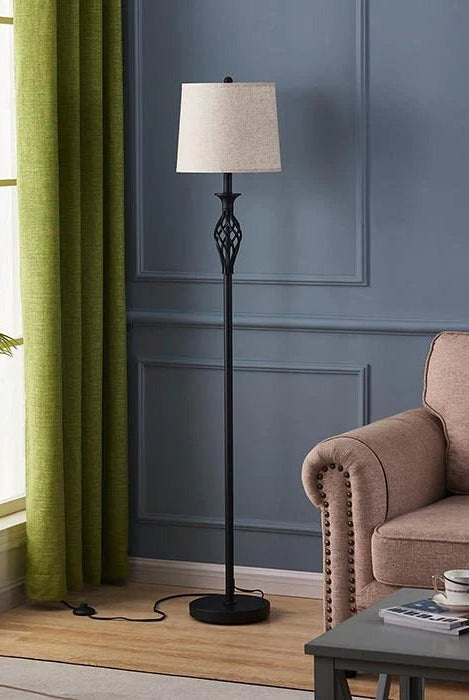 Fabric Shade Floor Lamp Home Homekode