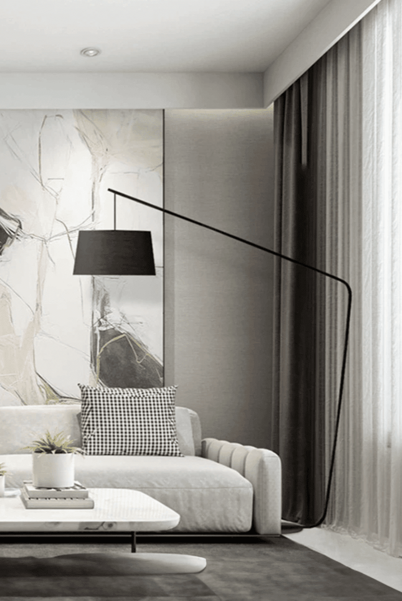 Modern Fishing Rod Arched Floor Lamp